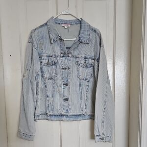 Mossimo Supply Co. Striped Denim Jacket